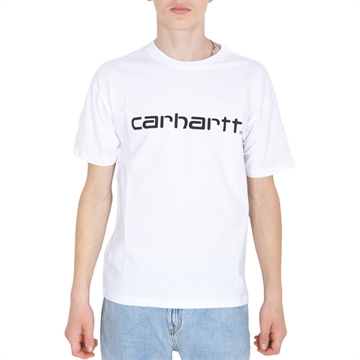 Carhartt T-shirt Script White/Black